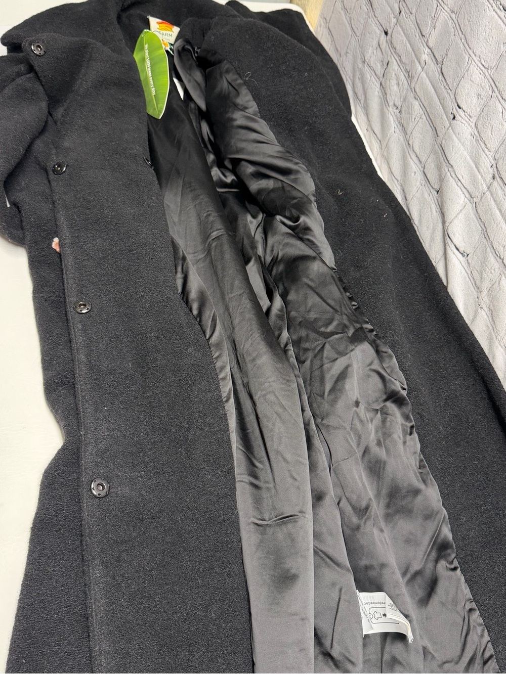 FARM Rio embroidered Black Coat with Multicolor size S NWT - Picture 15 of 16